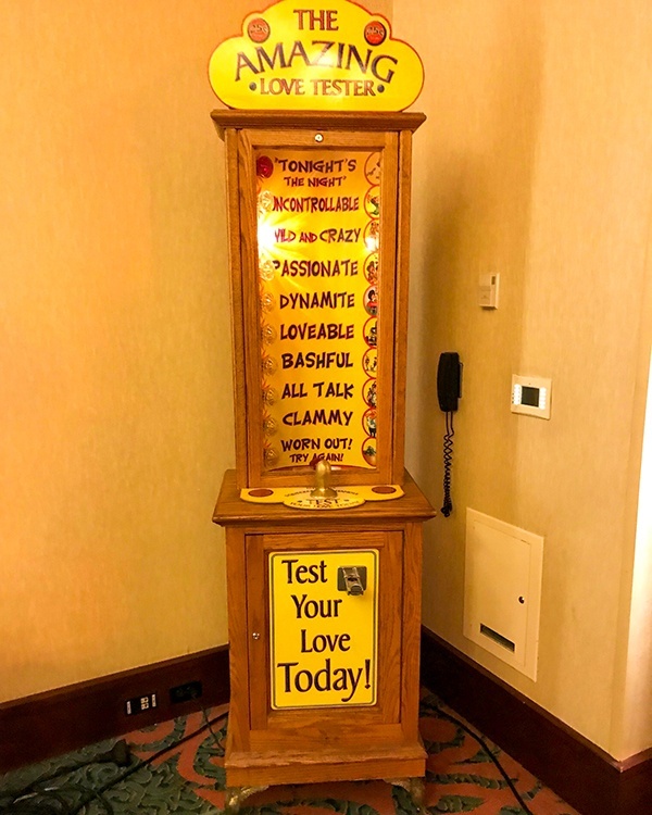 Love Tester Meter Teller Carnival Game Rental - Video Amusement